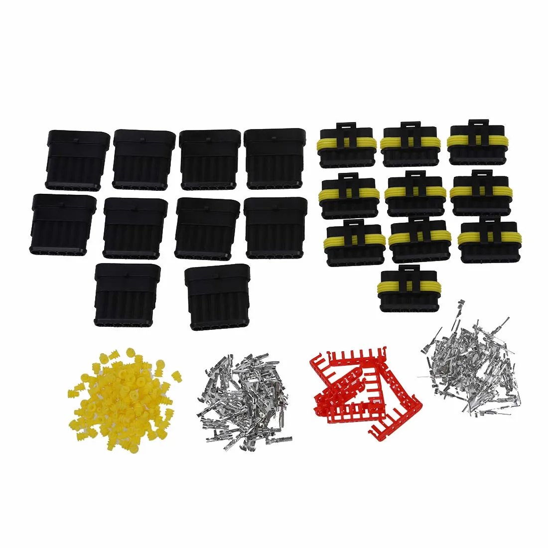 

10x connector Plug Kit Waterproof Seals 1.5mm 6 Channels For Car Boat