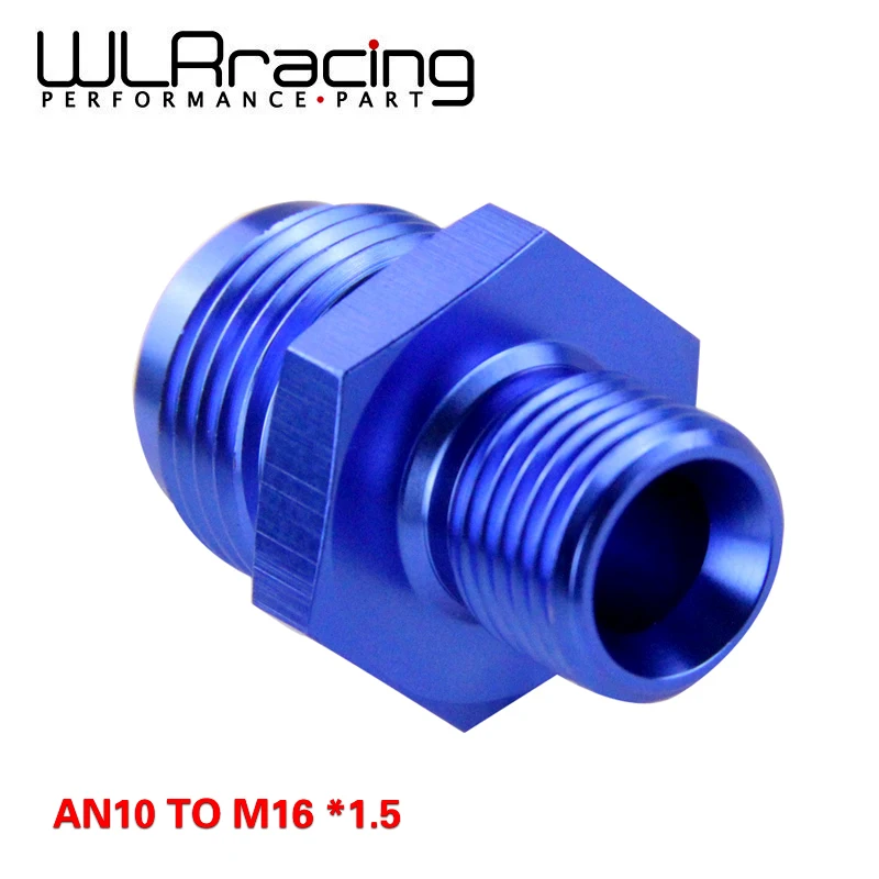 WLR RACING-Male 10AN 10 A вспышка до M16x1.5(мм) метрический прямой фитинг AN10 до M16* 1,5 порт. Адаптер WLR-SL816-10-163-011