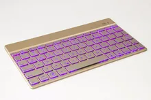 Aluminum Universal Bluetooth Keyboard Slim for iPad Pro 10.5 Air 2 Mini 4 Samsung All Windows Android iOS PC Tablet/Smartphone