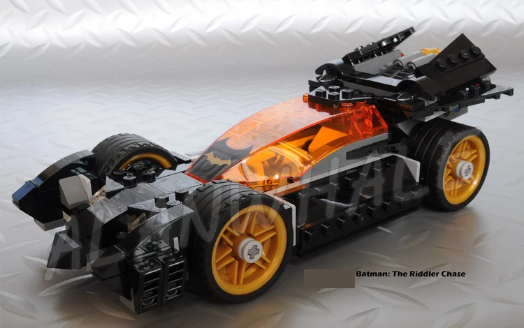 281pcs Super Heroes Batman Movie The Riddler Chase Flash Batmobile 10227 Figure Building Blocks Toy