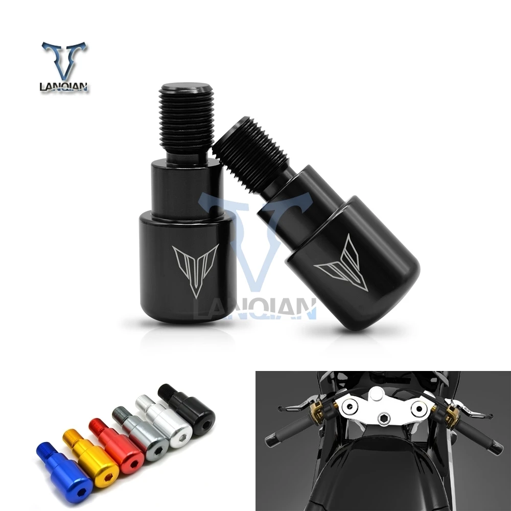 MT07 Motorcycle Accessories handlebar Ends CNC Aluminum Motor Handle Bar End Slider For Yamaha MT-07 MT 07 2014 2015 2016 2017