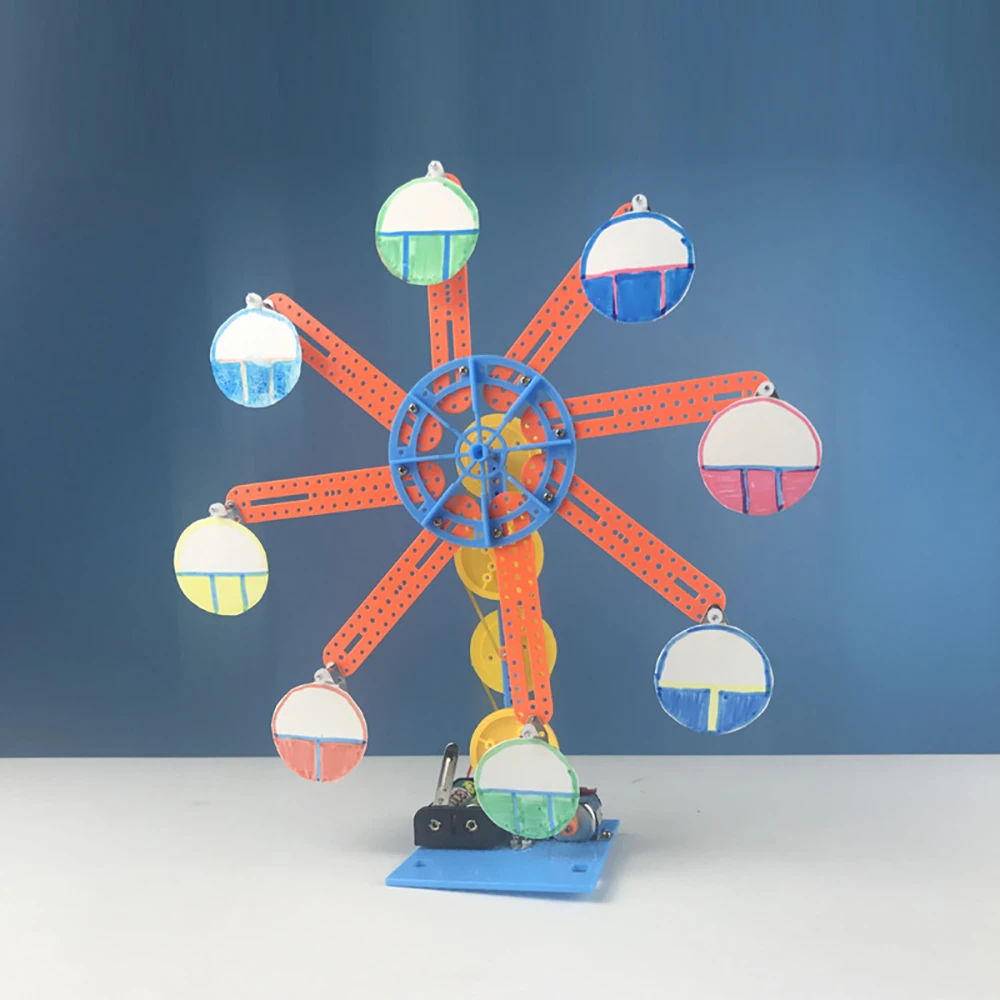 

2019 New Children Toy DIY Electric Plotter Drawing Robot Kit Physics Scientific Experiment Set,Ferris Wheel