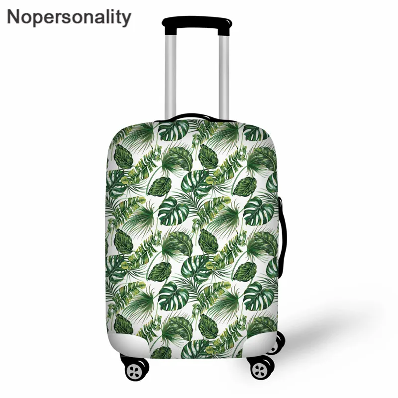 Nopersonality Защитные чехлы для Чемодан Box тропический пальмовых листьев тележка чемодан защиты пыли сумка для путешествий аксессуары