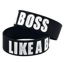 OBH 25 шт. Debossed Like A Boss силиконовый браслет для развлечения