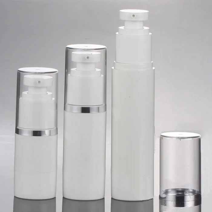 30pcs Vacuum bottles / white lotion airless bottle50mlin Refillable
