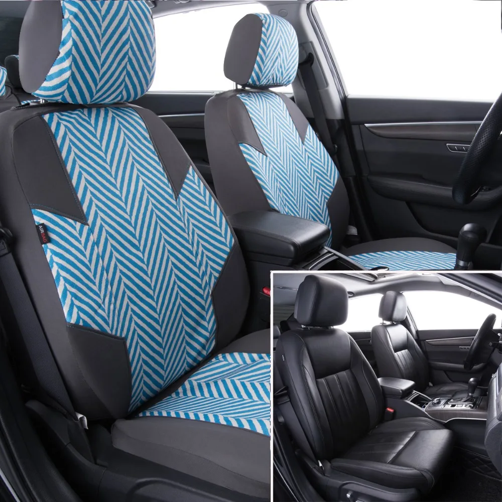 

Car-pass Fashion Linen Car Seat Covers Universal Front Rear Auto Full Seat Protector For Corolla Car Styling Covers Accessories