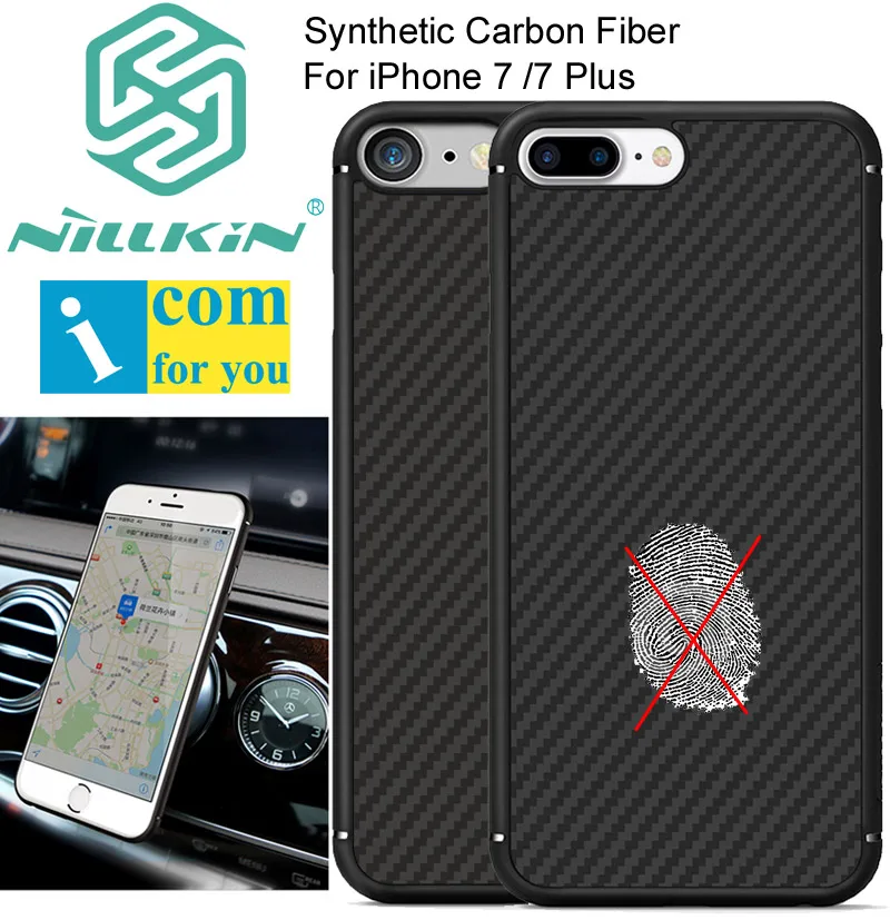 imágenes para Nillkin caso de la cubierta de fibra de carbono sintético para iphone 7/7 plus ultra thin pc shell para iphone7 imágenes para Nillkin caso de la cubierta de fibra de carbono sintético para iphone 7/7 plus ultra thin pc shell para iphone7
