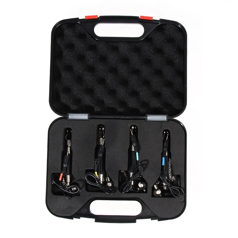 4pcs With Case 23 см сигнализация вешалка свингер Карп Рыбалка укус сигнализация вешалка свингер светодиодный световой индикатор - Цвет: 4pcs With Case