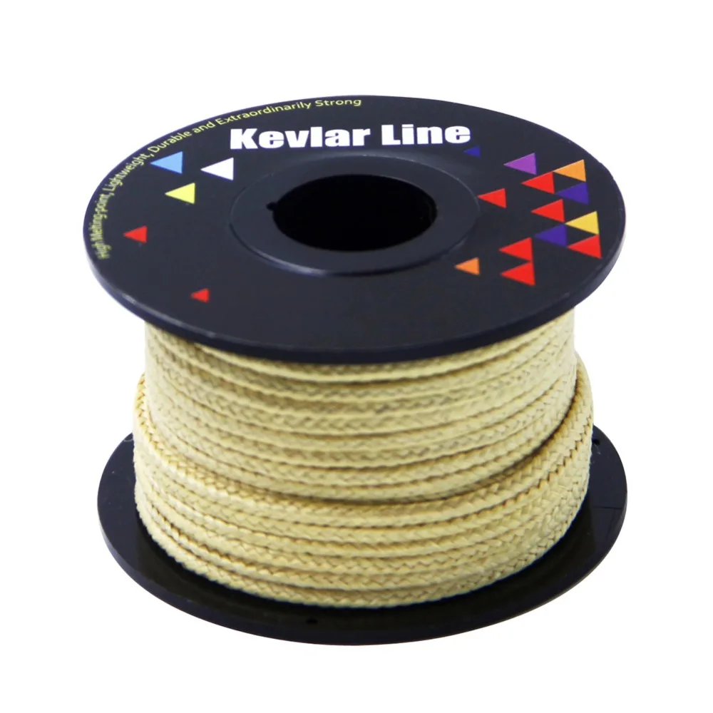 High Quality 100 ft of 500 lb Braided Kevlar Line Large Power Stunt