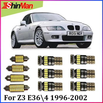 

ShinMan 7X Error Free Auto LED CAR Light Car LED Interior Car lighting For BMW Z3 E36/4 LED Interior Light kit 1996-2002 LED CAR
