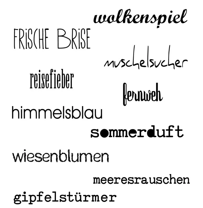 

CLEAR STAMP German DIY Scrapbook Card album paper craft silicon rubber roller transparent stamps LK1