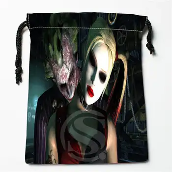 

T&w144 New batman joker harley quinn #8 Custom Printed receive Bag Compression Type drawstring bags size 18X22cm F725&T144nm