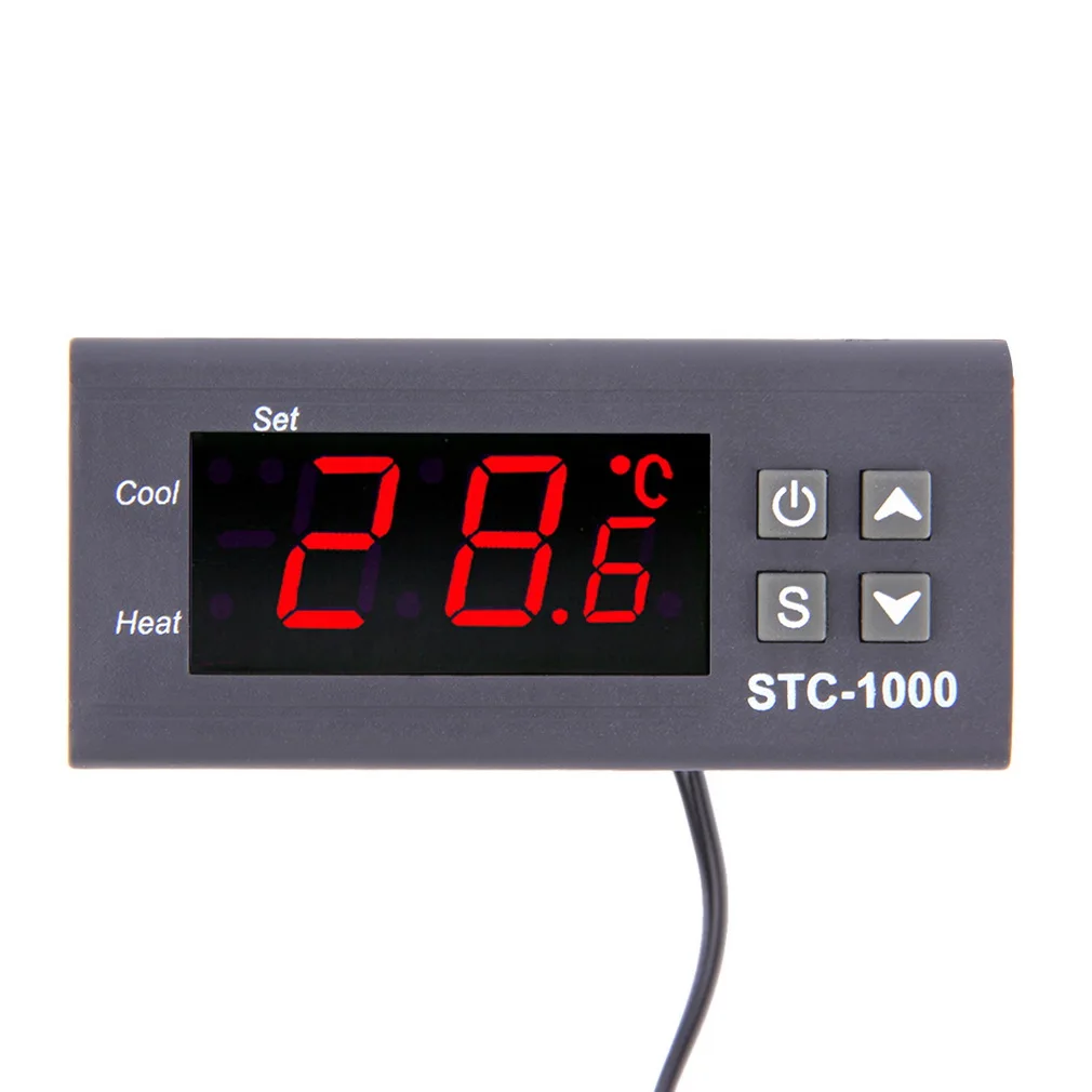 STC-1000, цифровой регулятор температуры, термостат, инкубатор для аквариума, холодная цепь, температурный прибор для лаборатории