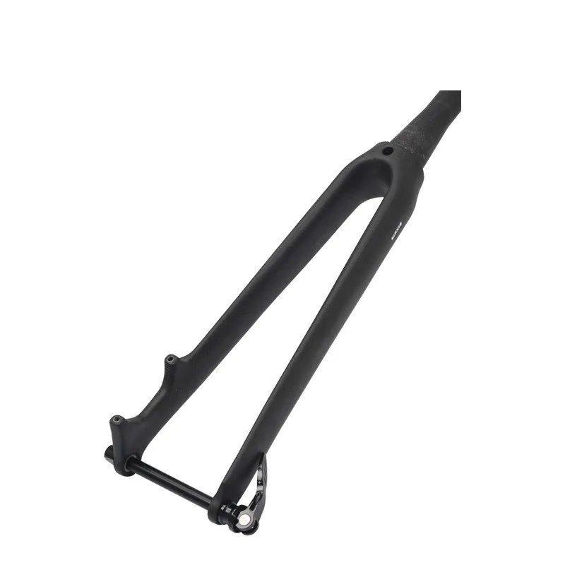 

2018 BIKEIN mtb Ultralight Bicycle Hard Road Carbon Fork 28.6mm Bicycle 700C 1-1/8" Disc Brake Matte Black Bicycle parts