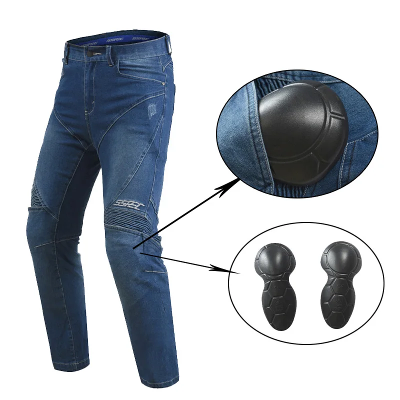 

Motorcycle Leisure Jeans Moto Rider Pants Motorbike Pants For Harlry Style Pants Jeans Men Man Winter Warm Pantalon