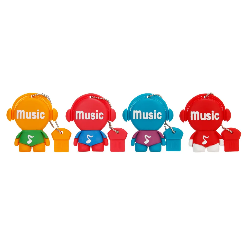 

cartoon music notes USB flash drive USB 2.0 4GB 8GB 16GB 32GB 64GB USB new music style flash drive pendriver usb stick