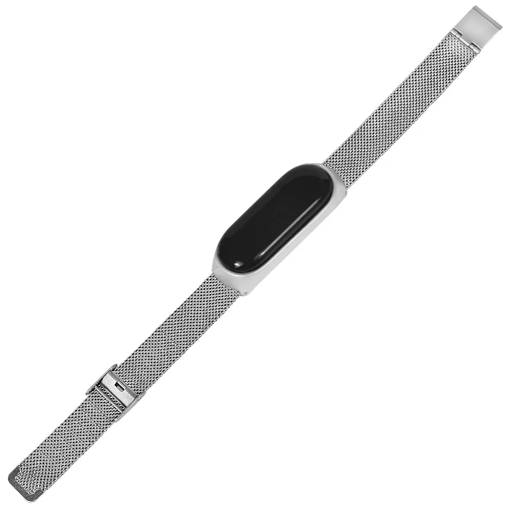 Ремешок из нержавеющей стали mi lanese браслет сменный ремешок для Xiaomi mi Band 3 часы Стильный ремешок для mi Band L0501