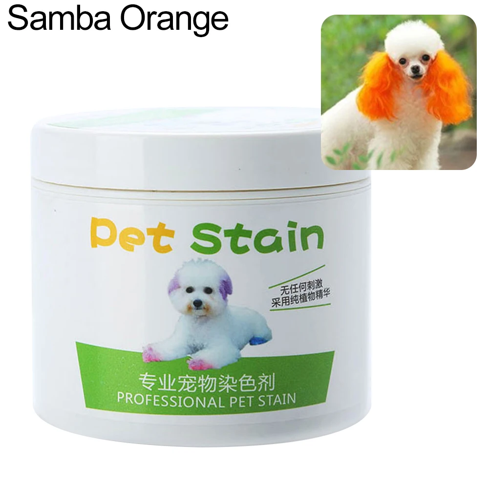 1Pc 100ml Professional Hair Dye Gel for Dogs Pet Stain Anti Allergic Cat Dog Hair Dye Cream Coloring Agent DIY dyeing wax