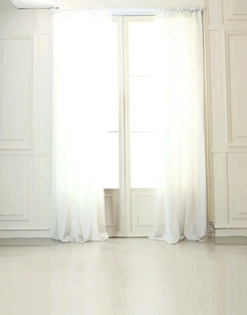 

5x7ft White Empty Room Photography Backdrops Photo Props Studio Background