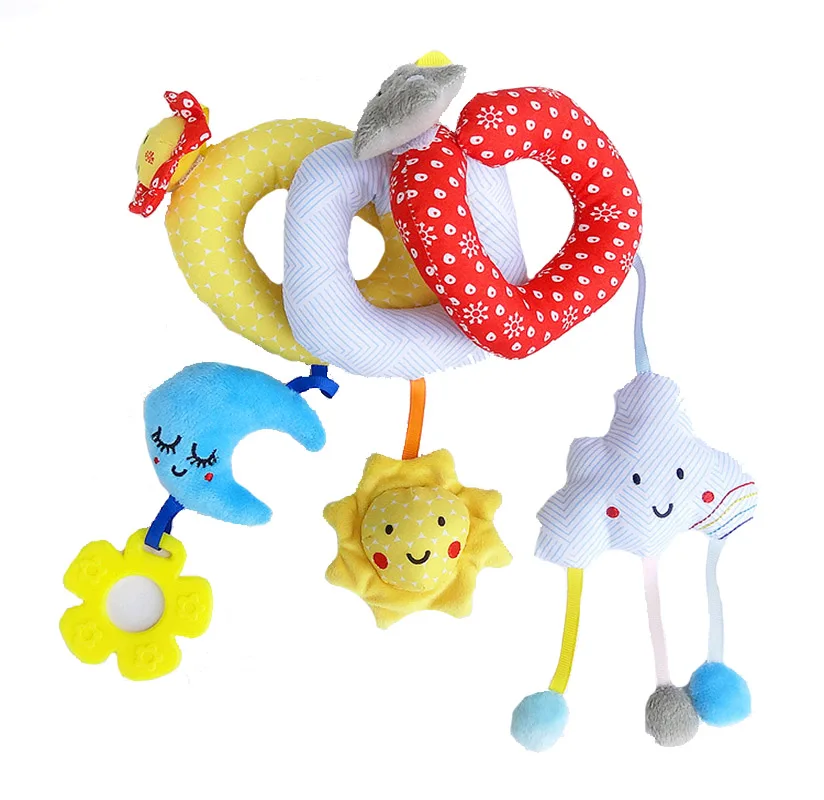 Животное игрушка для детской коляски Удобные животных Погремушка мобильный Детские коляски Игрушка для младенца Висячие bed bell для детской кроватки погремушка для детей, детские товары