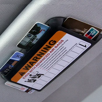 

Car Styling Sun Visor Parking Card Holder Accessories Sticker For Skoda Octavia 2 A7 A5 A4 Vrs Fabia Rapid Yeti Superb 3 Felicia