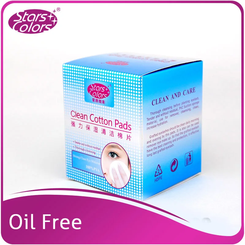 TOP Selling 30 pieces/bottle Protein Remover Pads Clean Cotton Pads for Eyelash Extensions Strong  No harm Cleaning Eye Makeup 2