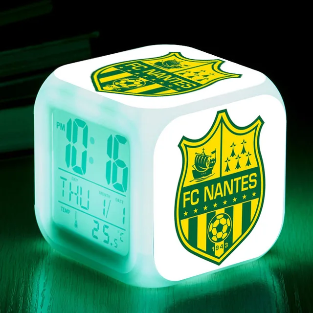 ESTAC TROYES светодиодный детский будильник пластиковые цифровые игрушки reloj despertador светящиеся цифровые часы украшение дома - Цвет: Фиолетовый