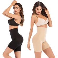 Для женщин Высокая талия трусы с эластичным поясом дышащая для бедер и ягодиц Lifter Body Shaper Живот для похудения нижнее белье моделирующее корректирующие фигуру трусики