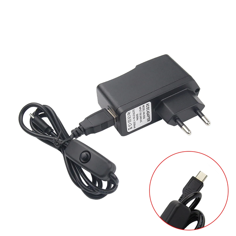 

New 2.5A 5V Micro Adapter Power Supply USB Charger for Raspberry Pi 3 UKPlug