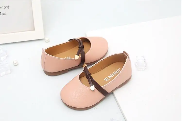 Summer Baby Girls Shoes Mary Jane Ballet Cute Princess Dress Rubber Anti-slip Party Shoes PU Leather Korean Kids Girl Footwear