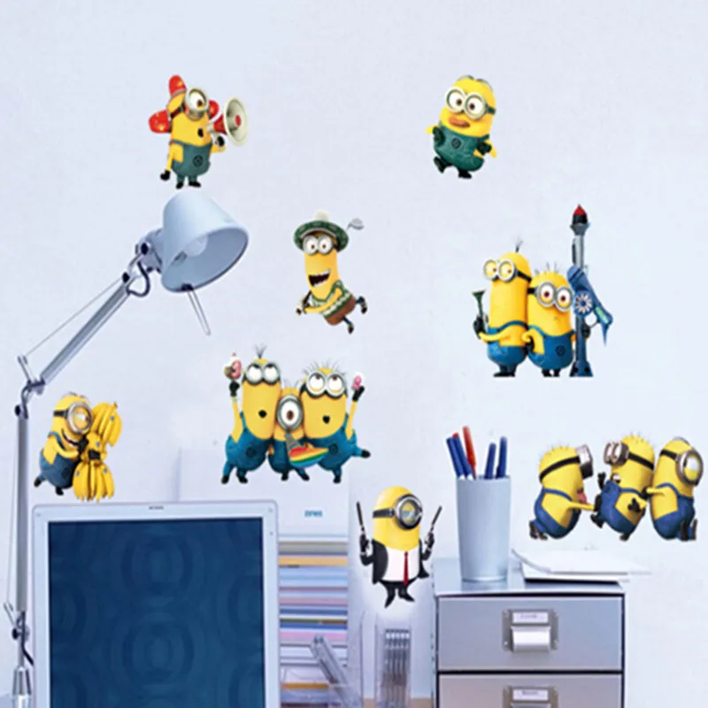 Minion Wall Decor popular wall decals minion-buy cheap wall decals minion lots from Minion Wall Decor popular wall decals minion-buy cheap wall decals minion lots from