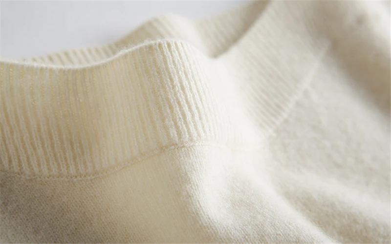 Кашемировый шерстяной вязаный женский модный пуловер с вырезом лодочкой бежевый белый 4 цвета S/M/L