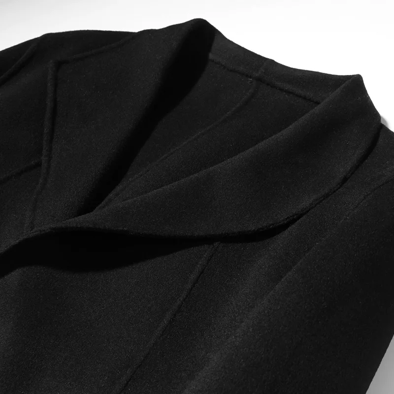 Ayunsue Double Abrigo Manteau Manteaux Hombre Hommes De Et Laine Long Kj1490 Black face Vestes Maison Printemps Automne XlwkTZOPiu
