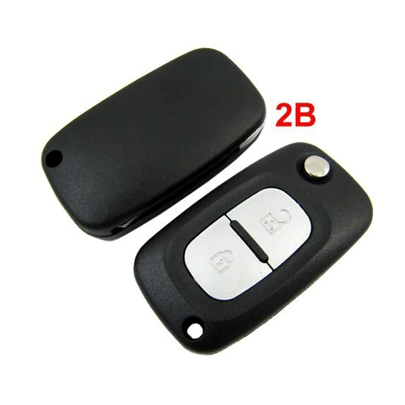 Remote Key Case For Renault Clio Megane Kangoo Modus 2 Button Fob Flip
