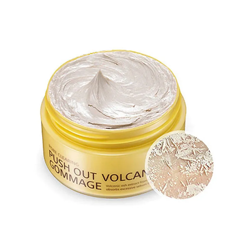 Цена Мизон вытолкнуть вулканических Гоммаж 60 г Отшелушивающий Уход за кожей лица маска для лица удалить омертвевшие отбеливающий для удаления у...