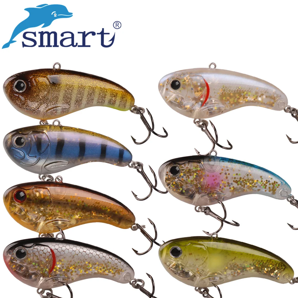 Smart VIB Bait 80mm/17.2g Sinking Fishing Lures France VMC Hook Leurre Peche Fishing Lures