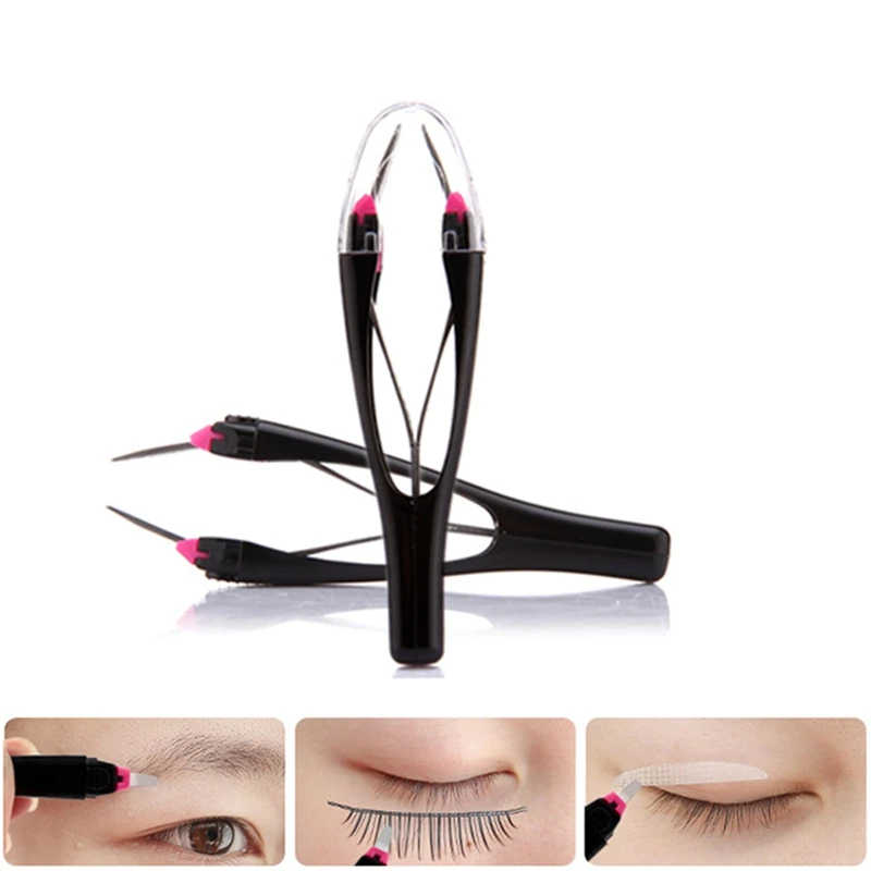 

Retractable Automatically Eyebrow Tweezer Non-slip Eyelashes Extension Double Eyelid Sticker Pinzette Eyes Jaw Hair Removal Tool