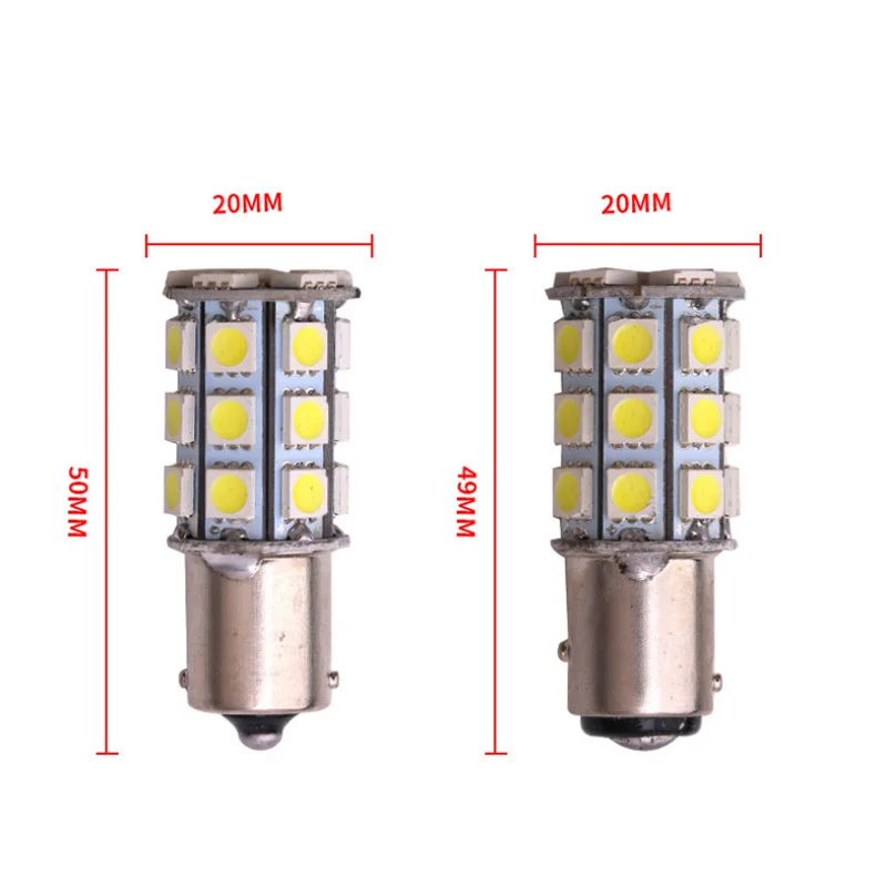 1 шт. T20 W21/5 Вт 1156 1157 7443 W21W 7440 WY21W 27 5050 SMD LED чистый белый автомобильный тормоз Стоп