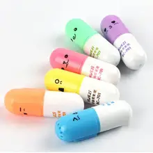 6 шт./лот капсулы хайлайтер витамин таблетки маркер для выделения цветные ручки канцелярские офисные школьные принадлежности милые хайлайтер ручки