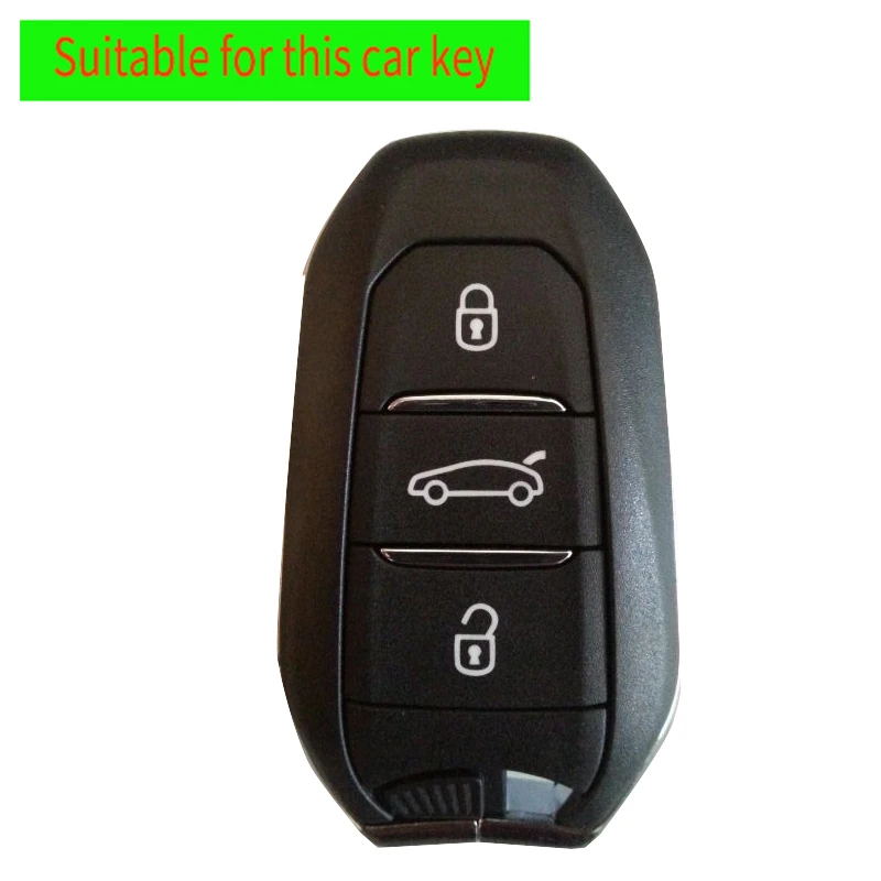 Кожаный чехол для автомобильного ключа Peugeot 107 207 307 407 308 607 горячая Распродажа