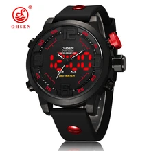 Silicone Man Sports Watch Waterproof Round Analog Quartz Digital High Quality Watch Brand Military Casual Clock reloj hombre