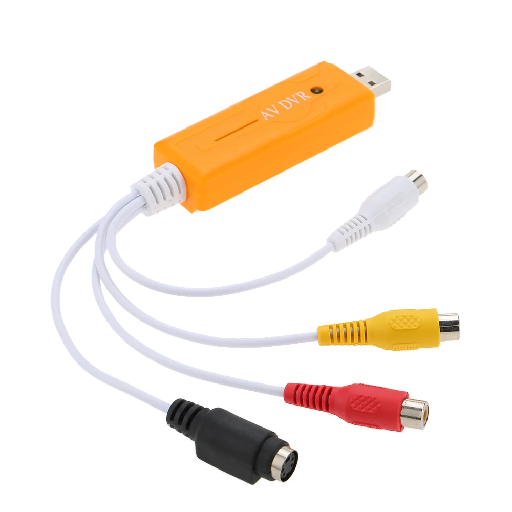 

USB 2.0 DVR Video Audio Camera CCTV Capture Recorder Adapter Card for MAC for PC Laptop
