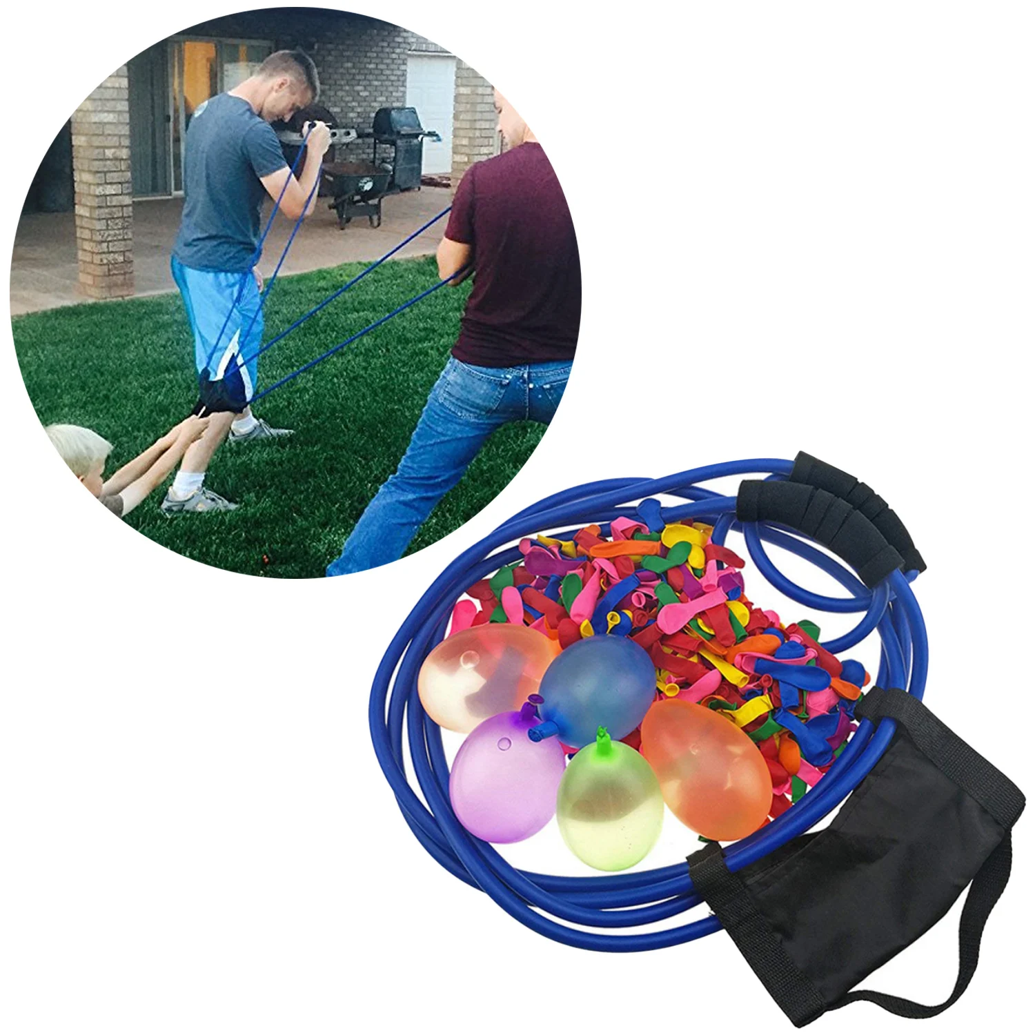 Water Bomb Slingshot Ballon Shoot Thorw Game Party Fun Outdoor Sling Shot Fun 