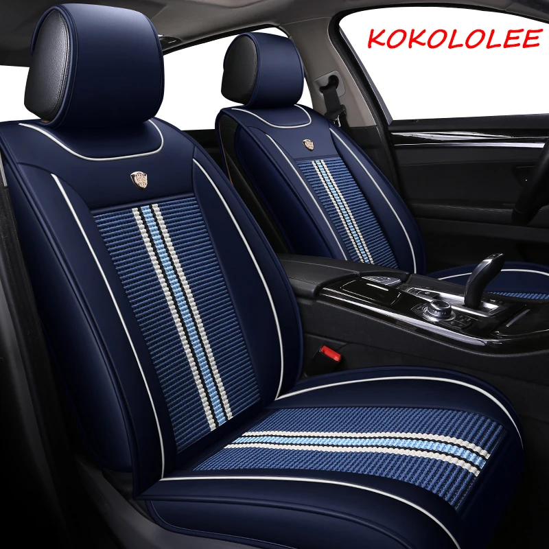 

[kokololee] car seat cover for bmw e36 ford focus 2 3 skoda octavia a5 peugeot 407 408 206 kia rio 3 lada car seats protector