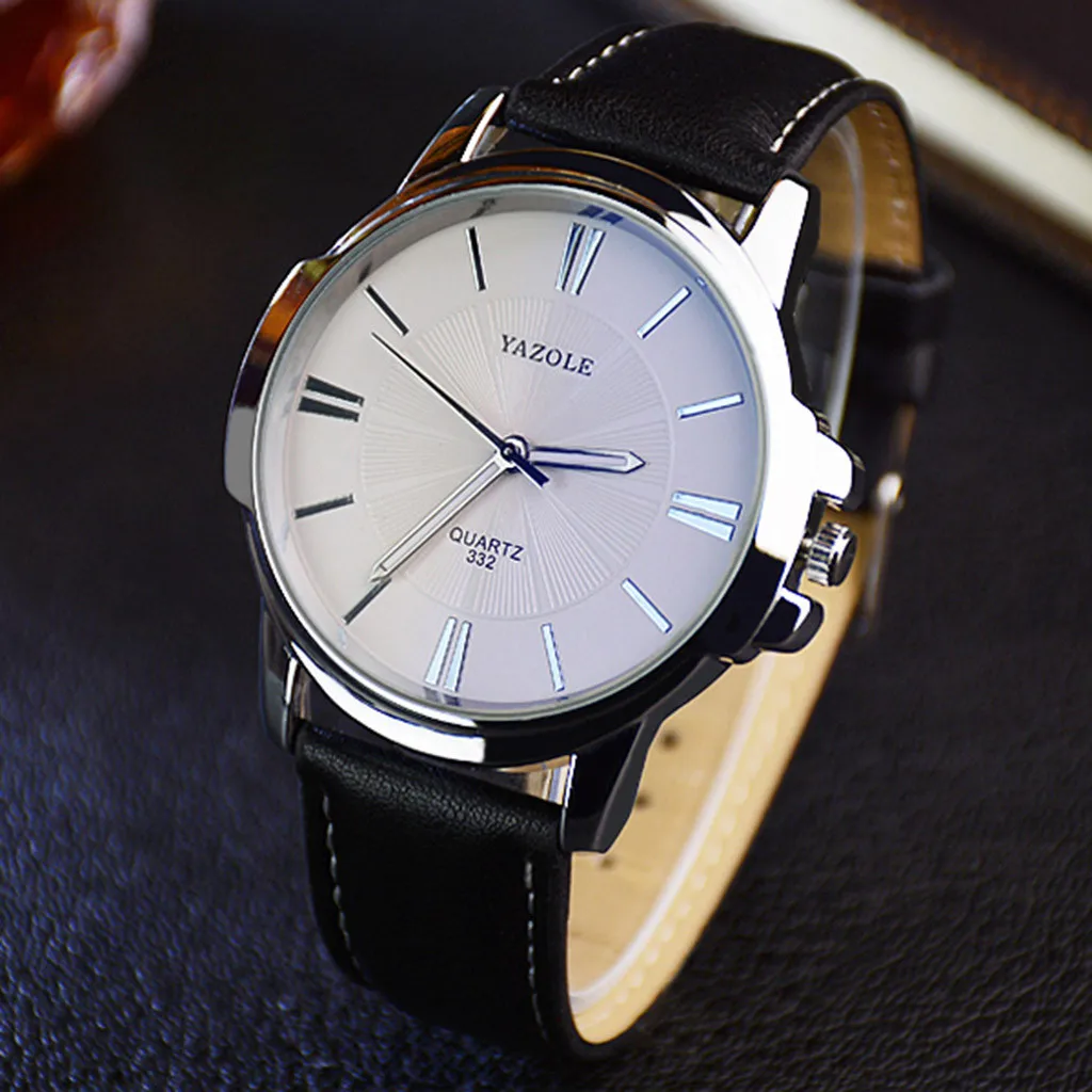 Reloj hombre Yazole Мужские часы Роскошные Лидирующий бренд бизнес мужские часы кварцевые наручные часы для отдыха кожаные часы relogio masculino