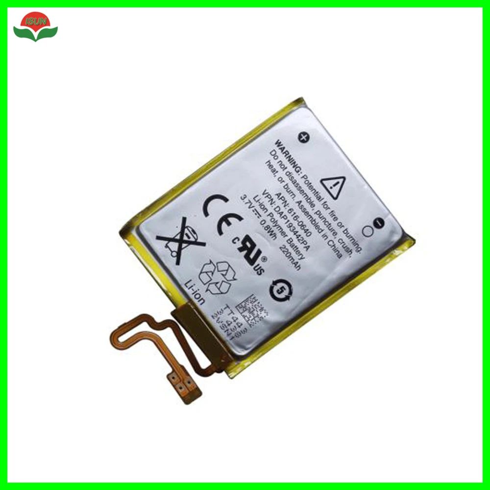 ISUN 20pcs/lot Original Quality 220mAh Li ion Battery Replacement for