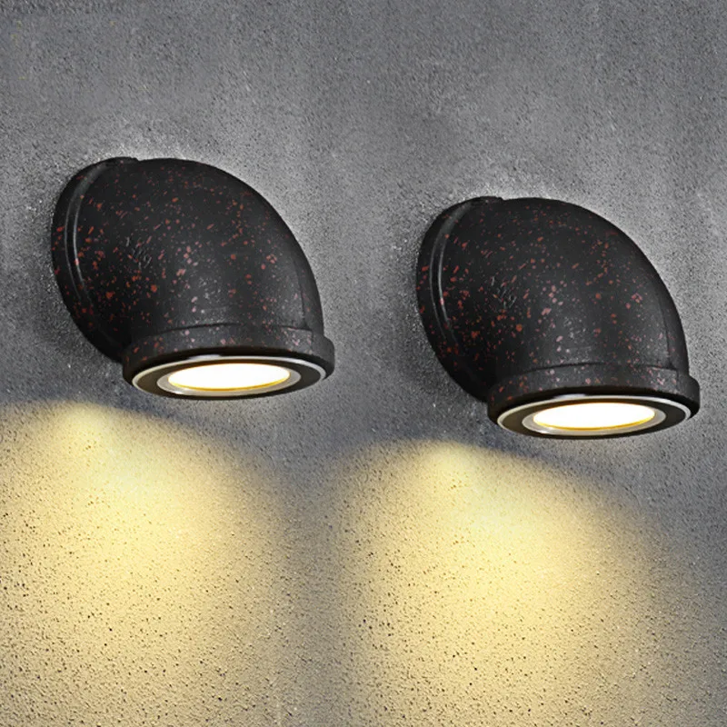 Creative led wall lamp Antique Lighting Fixtures Industrial Water Pipe Lamp Vintage Wandlamp Balcony Stair Restaurant AC220V Creative led wall lamp Antique Lighting Fixtures Industrial Water Pipe Lamp Vintage Wandlamp Balcony Stair Restaurant AC220V
