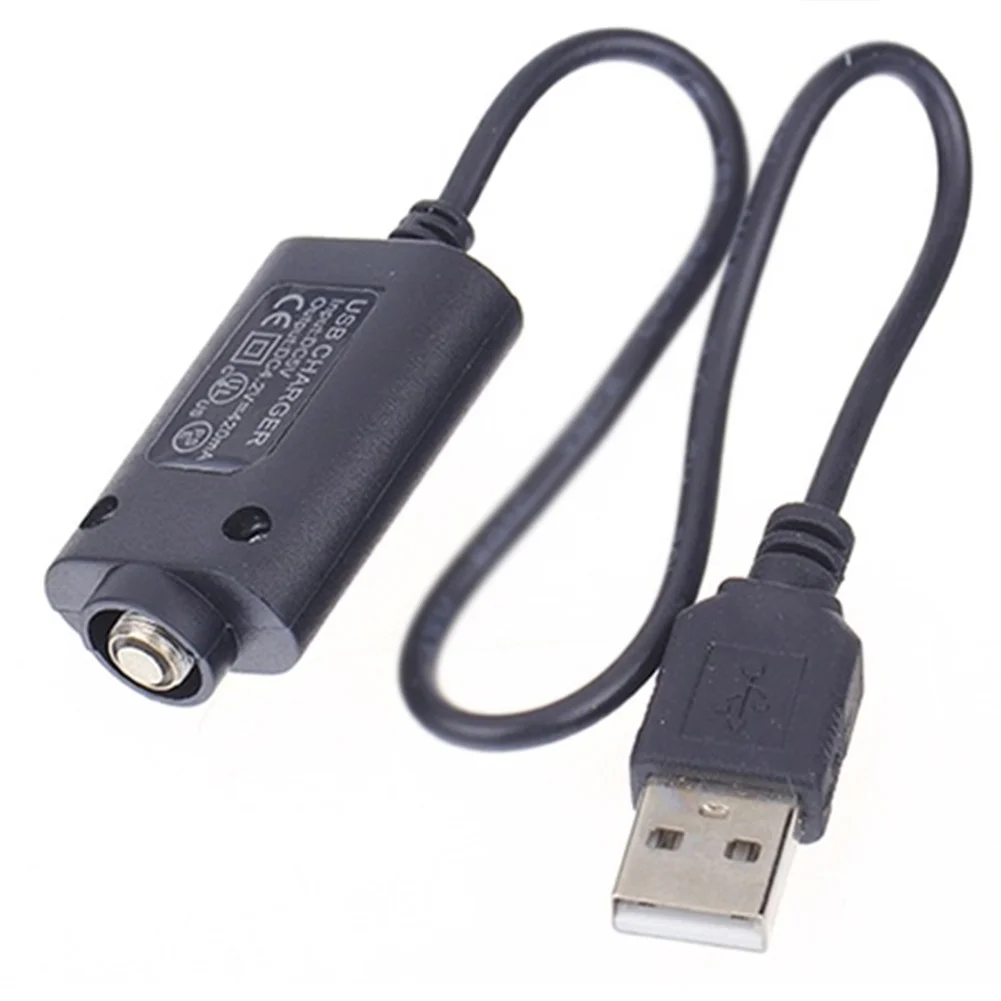 

Electronic Cigarette USB Charger Cable for EGO EVOD ,510 Thread Atomizers Rechargeable Battery Black #05
