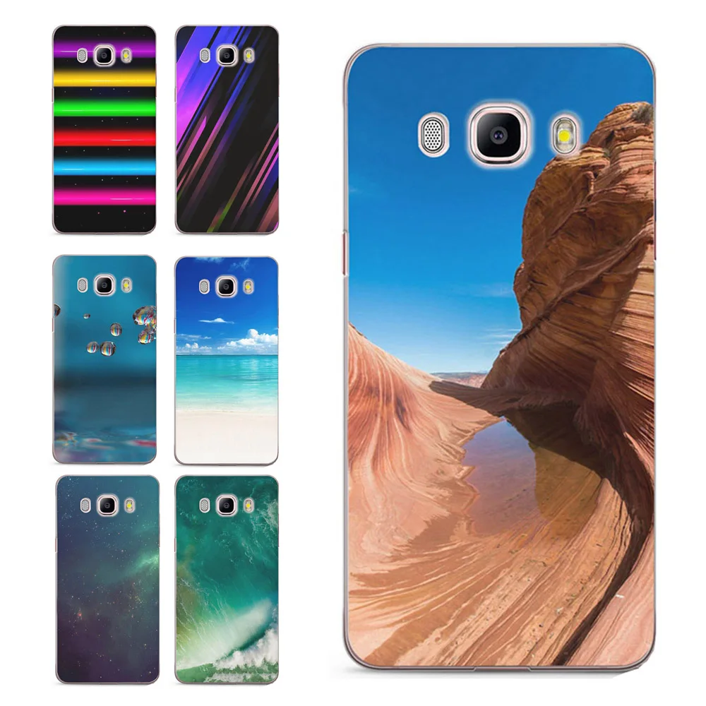 Для samsung Galaxy A3 A5 2016 2015 2017 prime J3 J5 J7 G530H S8/plus Note 8 пейзаж картины чехлов из