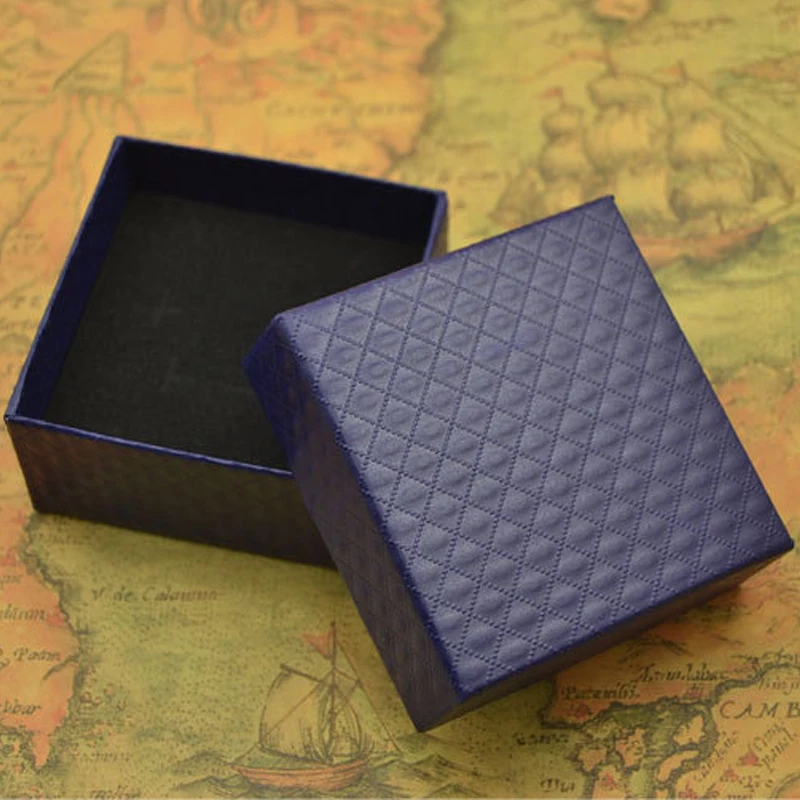 

HOT Stylish 2018 Plaid Durable Present Gift Box Case For Bracelet Bangle Accessories Watch Box Jewelry Packaging & Display FS219